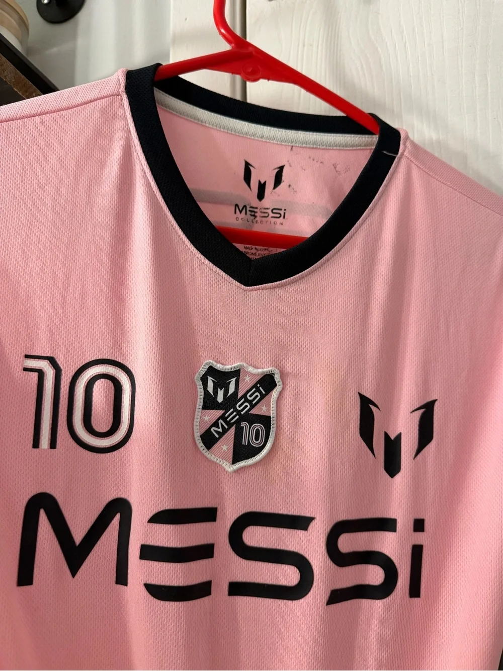 Messi Kids' Pink Graphic Soccer Jersey Tee